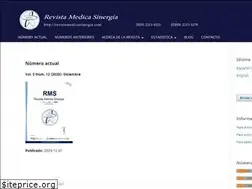 Sites similar to revistamedicasinergia.com