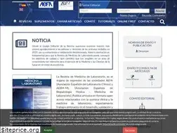Sites similar to revistamedicinadelaboratorio.es