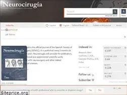 Sites similar to revistaneurocirugia.com