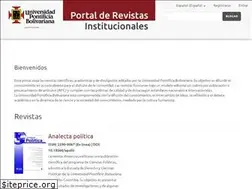 Sites similar to revistas.upb.edu.co