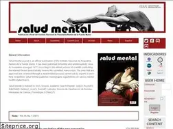 Sites similar to revistasaludmental.mx