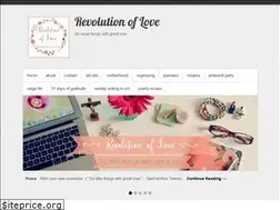 Sites similar to revolutionoflove.com