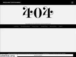 Sites similar to revolvertype.com