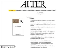 Sites similar to revue-alter.org