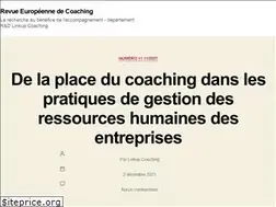 Sites similar to revue-europeenne-coaching.com