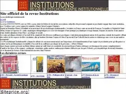 Sites similar to revue-institutions.com