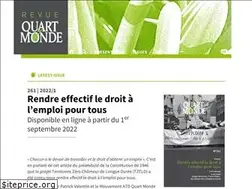 Sites similar to revue-quartmonde.org