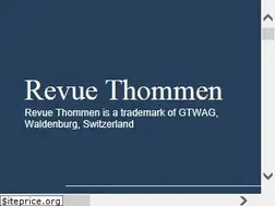 Sites similar to revue-thommen.com