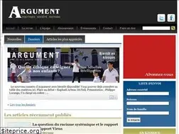 Sites similar to revueargument.ca