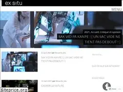 Sites similar to revueexsitu.com