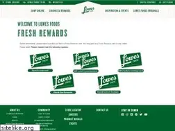 Sites similar to rewards.lowesfoods.com
