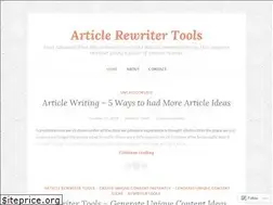 Sites similar to rewritertools.wordpress.com