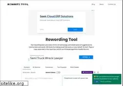 Sites similar to rewritetool.net
