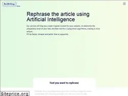 Sites similar to rewriting.ai