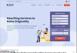 Sites similar to rewritingservices.net