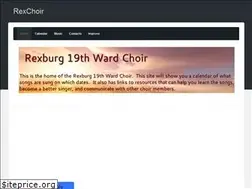 Sites similar to rexchoir.weebly.com