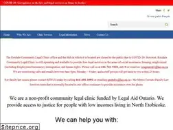 Sites similar to rexdalecommunitylegalclinic.ca