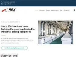 Sites similar to rexplating.com