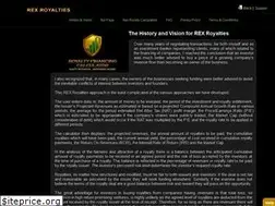 Sites similar to rexroyalties.com