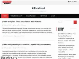Sites similar to rezafaisal.net