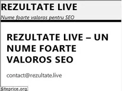 Sites similar to rezultate.live