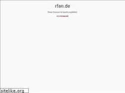 Sites similar to rfan.de