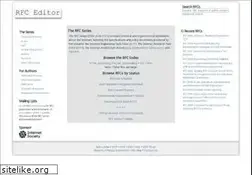Sites similar to rfc-editor.org