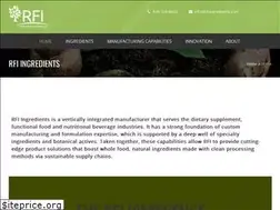 Sites similar to rfiingredients.com