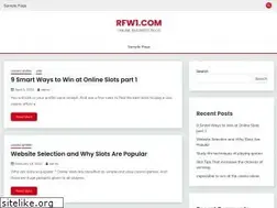 Sites similar to rfw1.com