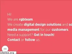Sites similar to rgbteam.com