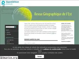 Sites similar to rge.revues.org