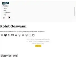 Sites similar to rgoswami.me