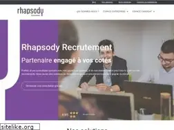 Sites similar to rhapsody-recrutement.com