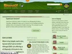 Sites similar to rhapsodynaturalfoods.com