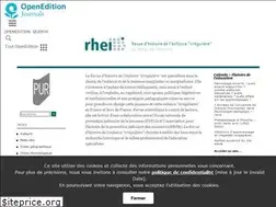 Sites similar to rhei.revues.org
