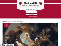 Sites similar to rhein-main.harvard-club.de
