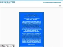 Sites similar to rheinerreport.de