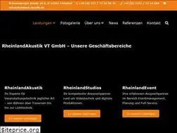 Sites similar to rheinland-akustik.de