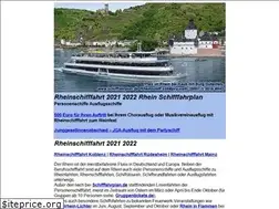 Sites similar to rheinschifffahrt.de