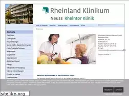 Sites similar to rheintorklinik.de