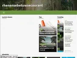 Sites similar to rhenensebetuwsecourant.nl