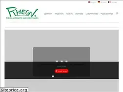 Sites similar to rheon-europe.com