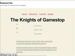 Sites similar to rhetoricalcritic.com