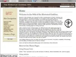 Sites similar to rhetoricalgoddess.wikidot.com