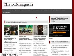 Sites similar to rhetorikmagazin.de