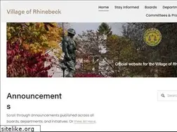 Sites similar to rhinebecknyvillage.org