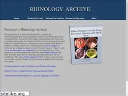 Sites similar to rhinologyarchive.com