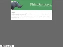 Sites similar to rhinoscript.org