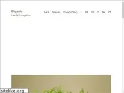 Sites similar to rhipsalis.net