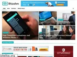 Sites similar to rhizohm.net